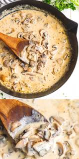 Creamy Mushroom Sauce In 2020 Mushroom Sauce Recipe Wild Mushroom Recipes Creamy Sauce For Chicken