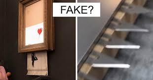 Banksy, the enigmatic street artist and provocateur, intentionally sabotaged one of his famous paintings at a sotheby's auction last week, using a paper shredder hidden in the frame to chew the canvas into. Guy Notices That Something Doesn T Add Up In Banksy Shredding Explains Why It Was Fake Bored Panda