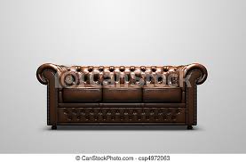 A velvet chesterfield sofa can give a softer, gentle feeling, or go bold with red leather upholstery. Chesterfield Sofa A 3d Render Of A Chesterfield Sofa Canstock