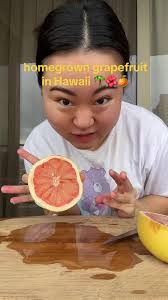 Hawaii Fruit Cutting Girl