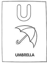 Find high quality umbrella coloring page, all coloring page images can be downloaded for free for personal use only. U For Umbrella Coloring Page Sk Kids Time Colour Book