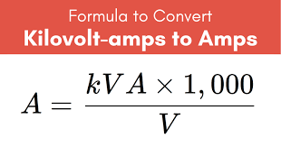 Kilovolt Amps Kva To Amps Electrical Conversion Calculator Math Strategies Physics Formulas Conversion Calculator