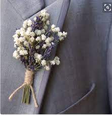 For The Guys Boutonniere Wedding Wedding Flowers Lavender Wedding
