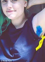 Hairy mom gets herself off before a date. New Beauty Trend Sees Women Coloring Their Armpit Hair And Sharing The Results On Instagram Daily Mail Online