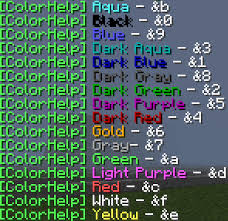 All of coupon codes are verified and tested today! Bukkit Color Codes Minecraft