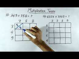 In long multiplication, we have to multiply every digit of the first number by every digit of the second number. Easycal 5 Fast Multiplication Trick 5 Trick To Directly Multiply The Big Numbers Youtube Mathhacks Multiplication Tricks Math Methods Multiplication