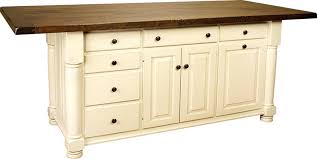 large turned leg kitchen island from