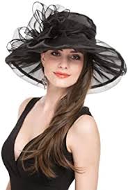 Cheap women's sun hats, buy quality apparel accessories directly from china suppliers:fashion summer organza kentucky derby hats for women elegant laides church wedding wide large brim with big flower hat enjoy free shipping worldwide! Amazon Com Kentucky Derby Hats Clothing Shoes Jewelry