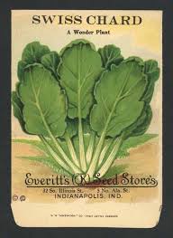 Swiss Chard Antique Everitt S Seed Packet A Wonder Plant Vintage Seed Packets Seed Packets Garden Seeds Packets