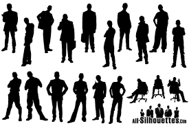 Man Silhouette Free Vector Pack ► felis nigripes size comparisons with human silhouettes‎ (2 f). man silhouette free vector pack