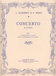 Download tableaux de provence saxo alto. Amazon Com Glazunov Alto Saxophone Concerto In E Flat Major Op 109 Solo Part With Piano Reduction 9790046192562 Alexander Glazunov Books