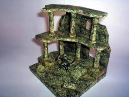 Papermau Castle Ruins Diorama By Papermau Download Now Castle Ruins Diorama Ruins