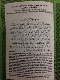 Doa Menghindari Penyakit Angin Ahmar Doa Wise Allah