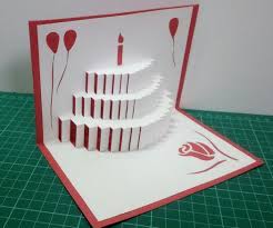 Cut the vertical lines at the bottom first, then move on to the outline of the shape. Popup Birthday Card 5 Steps With Pictures Instructables