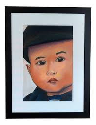 Original Abstract Black & White Painting by Erik Sulander,