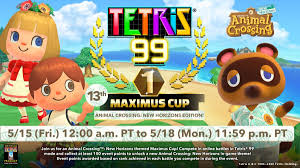 Tetris 99 13th Maximus Cup Nintendo Switch News Nintendoreporters In 2020 Animal Crossing Nintendo Thema