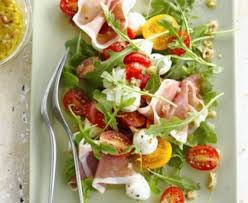 Salade D Ete Tomate Mais Jambon Recette Salade Roquette Recettes De Cuisine Recette Salade Ete