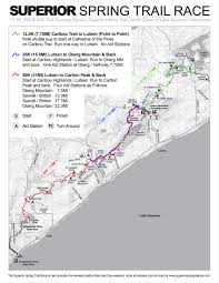 maps data superior spring trail race