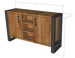 It is 26″ wide which should fit through any doors. Diy Tv Stand With Hidden Tv Handmade Weekly