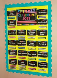 Kindergarten Job Chart Achievelive Co