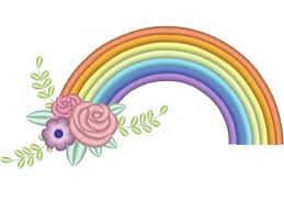 Download Rainbow And Flowers Creative Fabrica SVG Cut Files