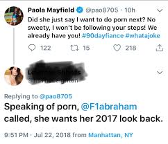 Somebody on twitter just compared Pao of stealing Teen Mom Farrahs look!  Lol. Nobody had anything good to say to Pao. Good luck with your calendars!  : r90DayFiance