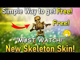 Smash that like subscribe and post notification button! Simplest Way To Get The Free Skeleton Skin Strucid
