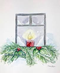 Christmas Card Painting Christmas Card Art Watercolor Christmas Cards Painted Christmas Cards