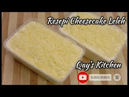 Resepi kek cheese leleh gebu hanya guna blender. Video Cara Buat Kek Cheese