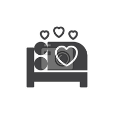 Weitere ideen zu piktogramm, leitsysteme, sternzeichen symbole. Machen Sie Liebe Im Bett Icon Vektor Gefullt Flache Zeichen Leinwandbilder Bilder Glyphen Pixel Ausgerichtet Myloview De