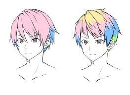 男主人公を描こう 男性キャラクターの描き方 髪の描き方編 いちあっぷ スケッチ イラスト アニメの描き方