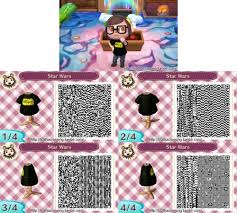 Star Wars Shirt Qr From Tumblr Qr Codes Animals Qr Codes Animal Crossing Animal Crossing Qr