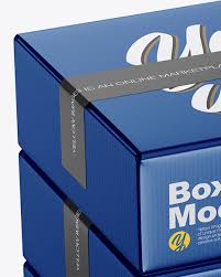Metallic Boxes Mockup In Box Mockups On Yellow Images Object Mockups
