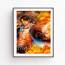 Kz anime ace v02 (4 fonts) #kazakh #fonts #қазақша #казахские #шрифты #кириллица #ttf. Buy Manga Anime Ace Fire Of Pirate No 2 Leader Poster Canvas Art Print 8 X 10 Inches No Frame Online At Low Prices In India Amazon In