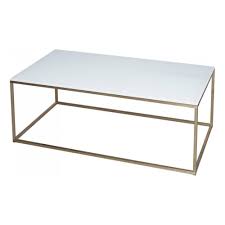 Maybe you would like to learn more about one of these? White Glass And Gold Metal Contemporary Rectangular Coffee Table