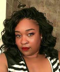 40 Crochet Braids With Human Hair For Your Inspiration Human Hair Crochet Braids African Braids Hairstyles Box Braids Hairstyles
