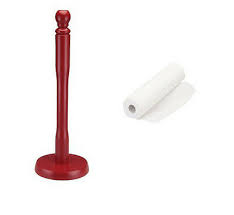 Free standing kitchen towel holder. Red Vintage Beech Wooden Free Standing Kitchen Bathroom Towel Roll Holder Stand 7547463453897 Ebay