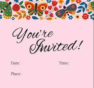 Free Blank Invitation Templates | Adobe Express