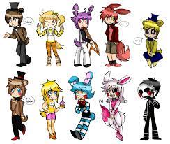 Fnaf Humans By Veronica Draws Fnaf Characters Fnaf Drawings Anime Fnaf