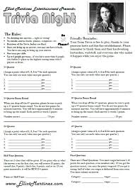 Table quiz answer sheet word template. The Rules Quality Trivia