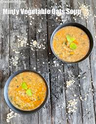 One noticeable thing about commercial snacks is that they are filled with flavor enhancers. Minty Vegetable Oats Soup Recipe Indian Oats Vegetable Soup