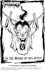Goosebumps horrorland coloring page from goosebumps coloring pages printable , source:www.supercoloring.com. Goosebumps Coloring 8