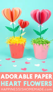 Sell files as your own. How To Make Heart Paper Flowers Happiness Is Homemade