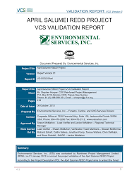The academic calendar contains degree requirements and a list of the courses and programs offered at acadia, as well as information on admission requirements, university regulations, important dates, and fees. Pdf April Salumei Redd Project Vcs Validation Report