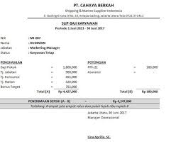 Pembelajaran tentang tutorial cara membuat laporan gaji karyawan dengan rumus microsoft excel yang dihitung dari gaji pokok, tunjangan pada kesempatan kali ini, saya akan coba memberikan pembelajaran tentang cara membuat laporan gaji karyawan dengan program microsoft excel. Contoh Slip Gaji Karyawan Swasta Excel Word Download Kumpulan Gambar