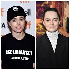 The actor, who came out as transgender in december, took to his instagram stories on friday to post a selfie from a trailer on set. Elliot Page Emma Portner Announce Difficult Decision To Divorce