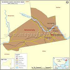 Map the boundaries of this zip code and others on any map platform. Schenectady County Map Map Of Schenectady County New York