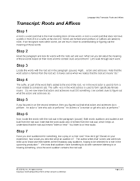 ELA 03 Unit 05 Roots and Affixes Transcript Audio Guide - Studocu