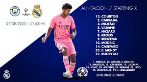 Real Madrid C F On Twitter Here Is Our Starting Xi Mancity Rmucl Halamadrid