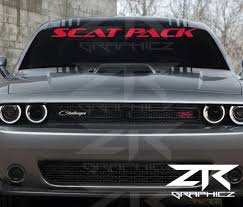 dodge challenger scatback windshield decal dodge challenger 2017 acura nsx custom decals pinterest